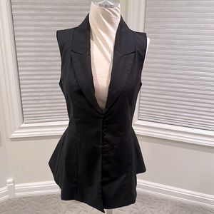 Forever 21 peplum long vest. Super chic!